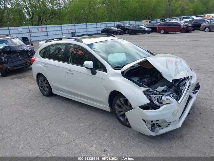 2016 SUBARU IMPREZA 2.0I SPORT PREMIUM