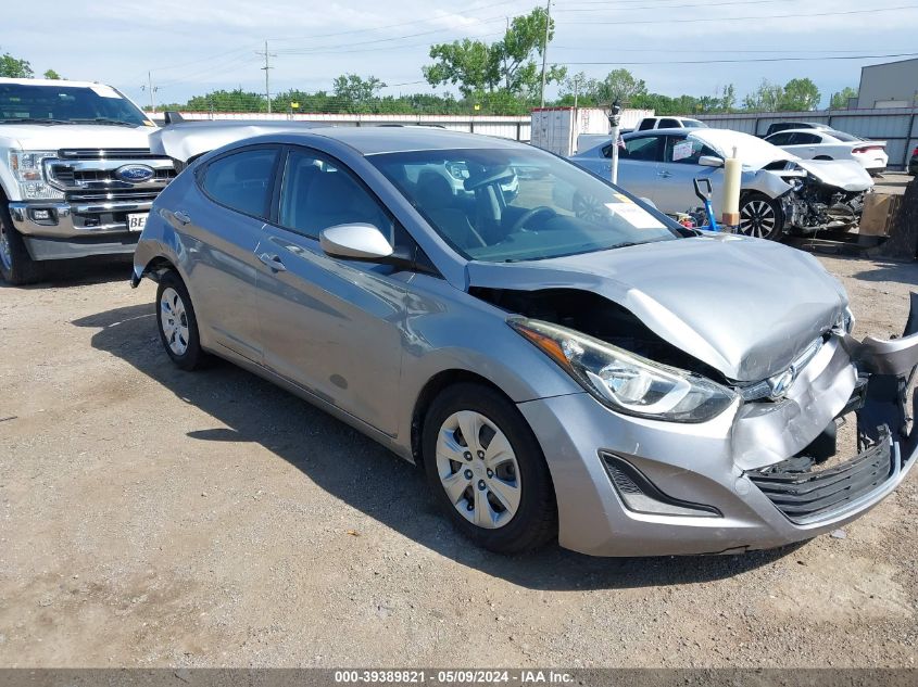 2016 HYUNDAI ELANTRA SE