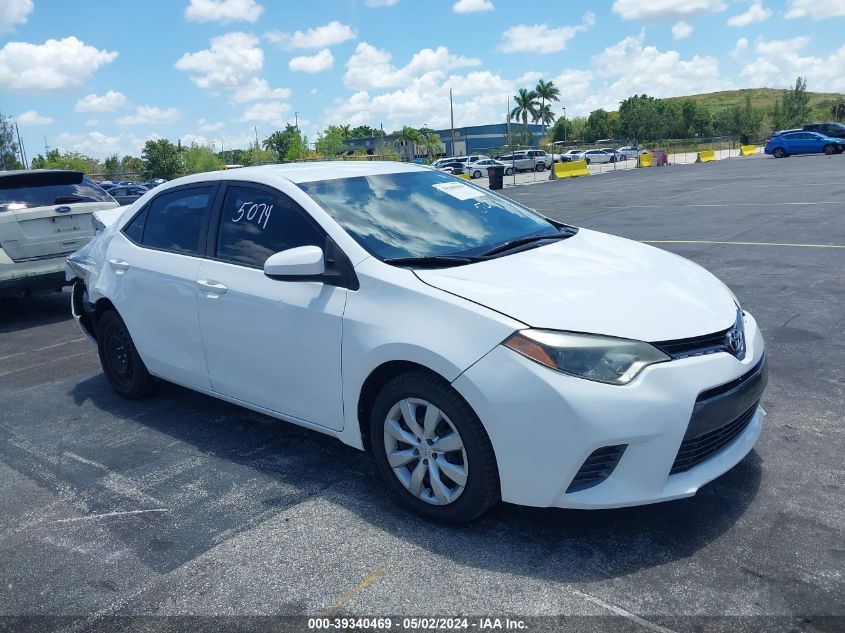 2016 TOYOTA COROLLA LE