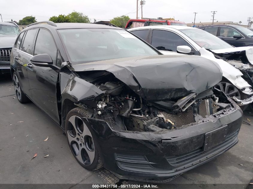 2015 VOLKSWAGEN GOLF SPORTWAGEN TDI S 4-DOOR