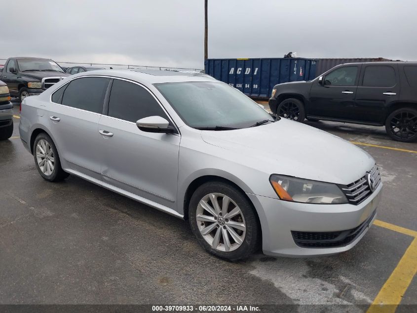 2013 VOLKSWAGEN PASSAT 2.5L SEL