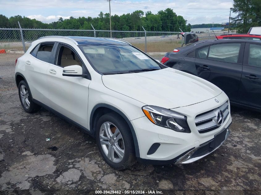 2016 MERCEDES-BENZ GLA 250