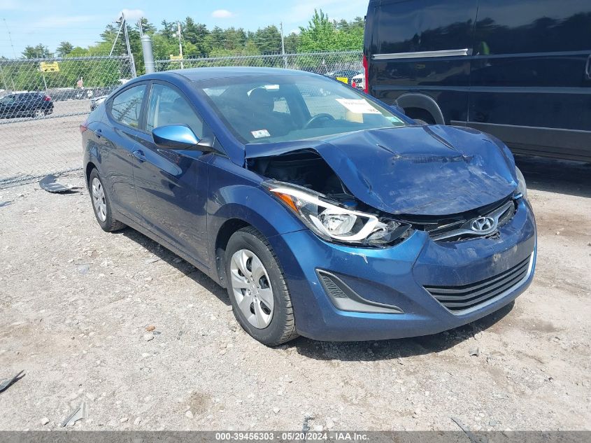 2016 HYUNDAI ELANTRA SE