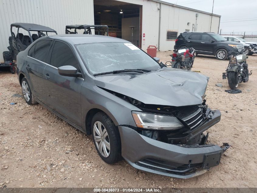 2017 VOLKSWAGEN JETTA 1.4T S