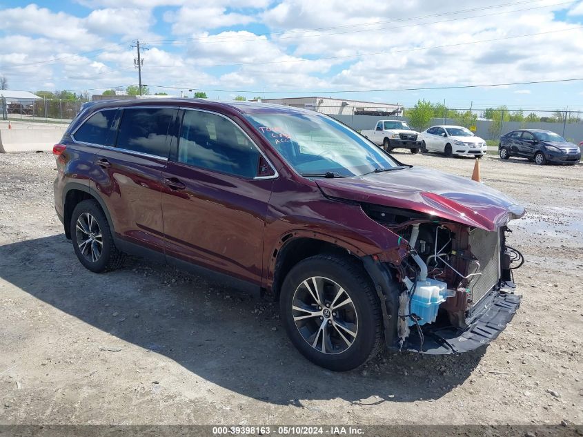 2019 TOYOTA HIGHLANDER LE