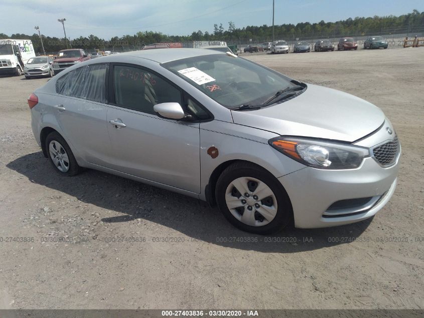 2015 KIA FORTE LX