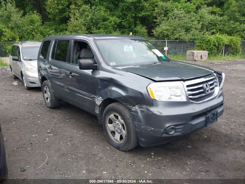 2013 HONDA PILOT LX