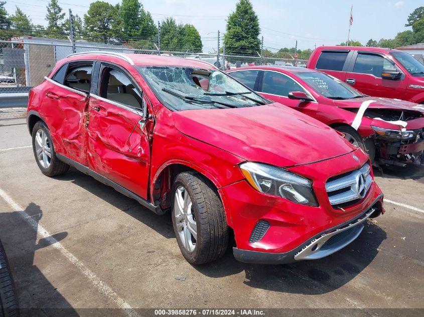 2015 MERCEDES-BENZ GLA 250 4MATIC