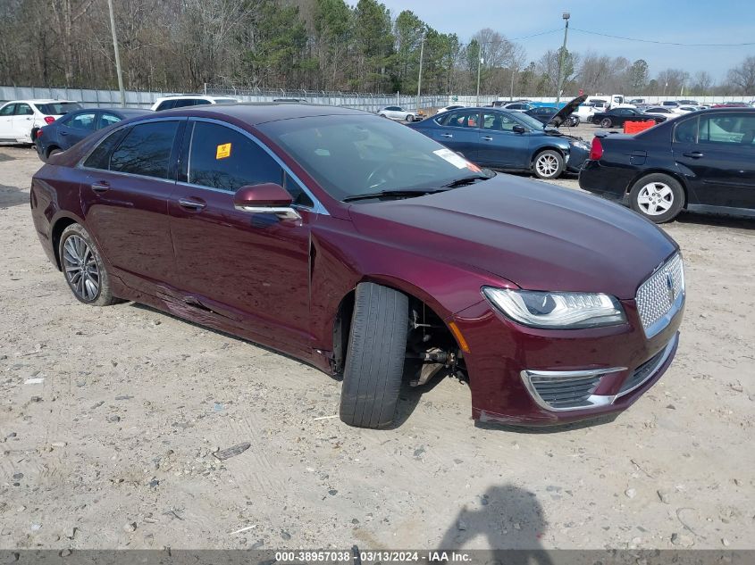 2017 LINCOLN MKZ HYBRID PREMIERE