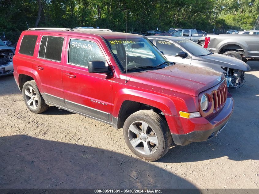 2017 JEEP PATRIOT HIGH ALTITUDE 4X4