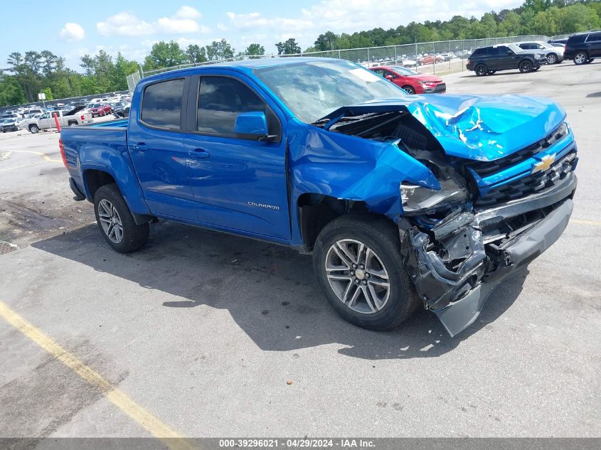 2022 CHEVROLET COLORADO 2WD  SHORT BOX WT