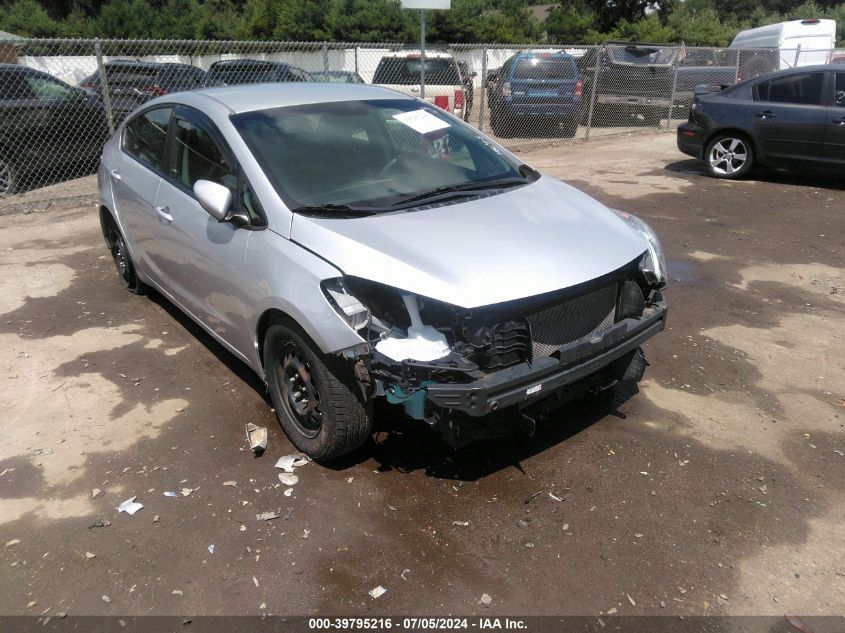 2016 KIA FORTE LX