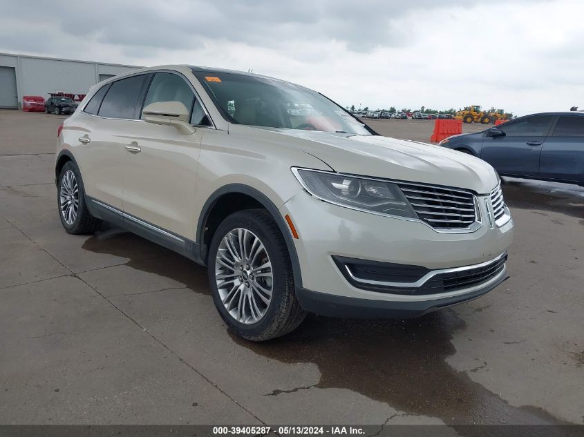 2018 LINCOLN MKX RESERVE