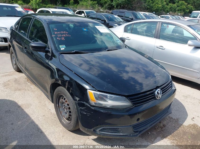 2013 VOLKSWAGEN JETTA 2.0L S