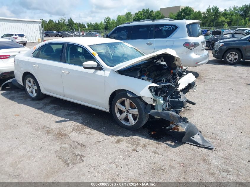 2013 VOLKSWAGEN PASSAT 2.5L SE