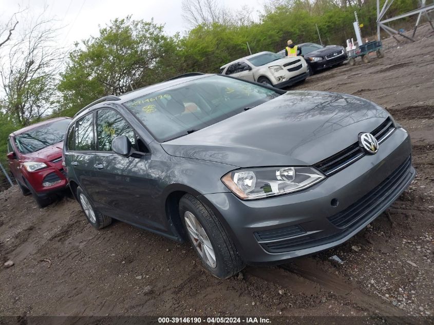 2016 VOLKSWAGEN GOLF SPORTWAGEN TSI S 4-DOOR