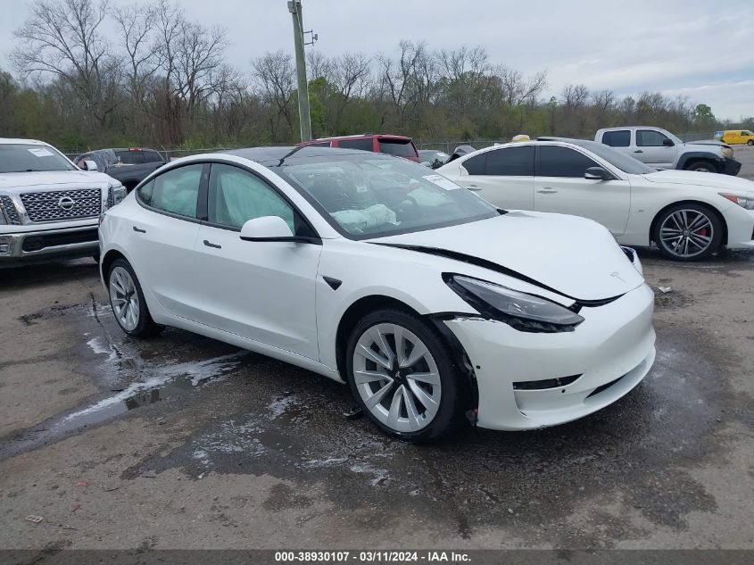 2022 TESLA MODEL 3 LONG RANGE DUAL MOTOR ALL-WHEEL DRIVE