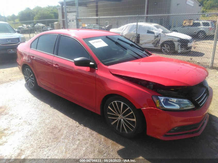 2016 VOLKSWAGEN JETTA 1.8T SPORT