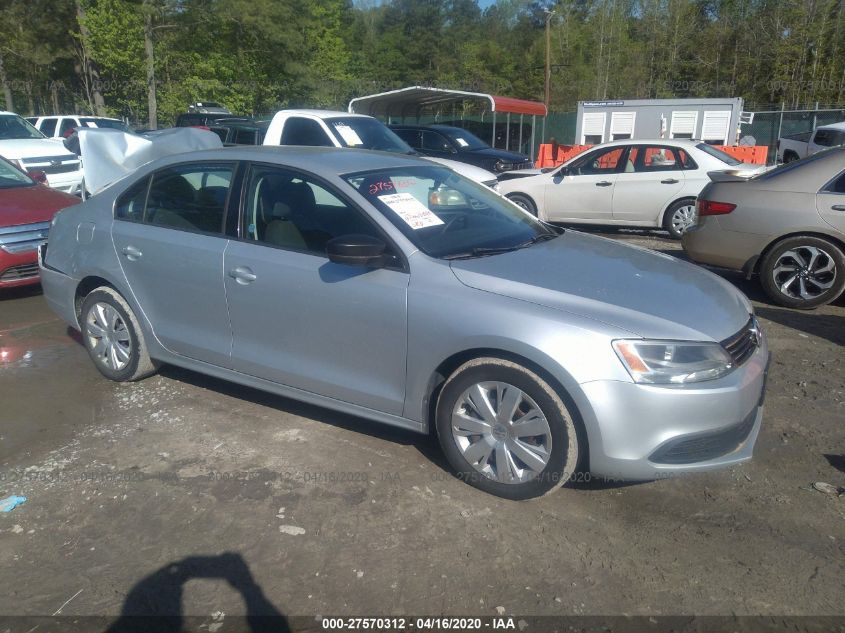 2012 VOLKSWAGEN JETTA 2.0L S