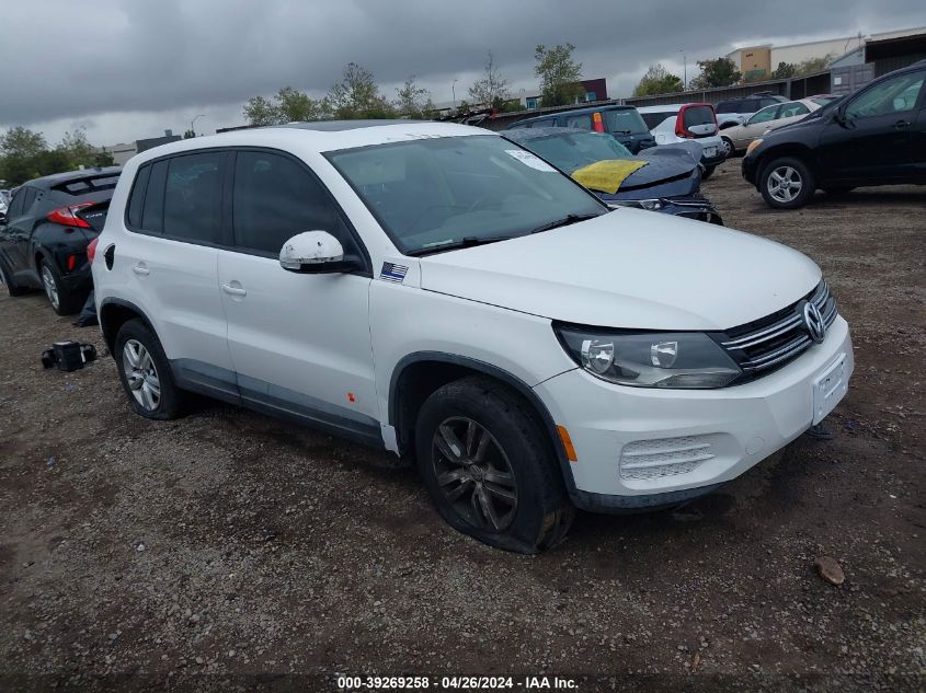 2013 VOLKSWAGEN TIGUAN S