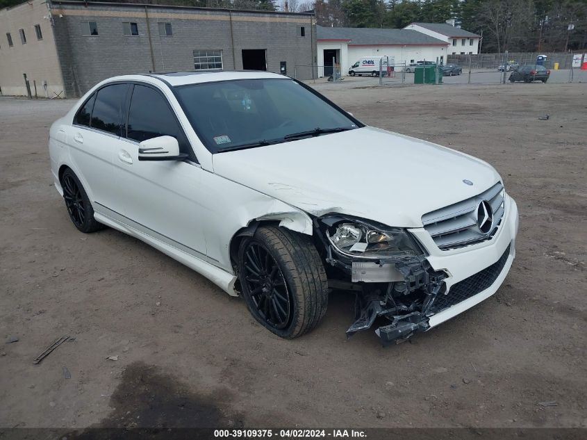 2012 MERCEDES-BENZ C 300 LUXURY 4MATIC/SPORT 4MATIC