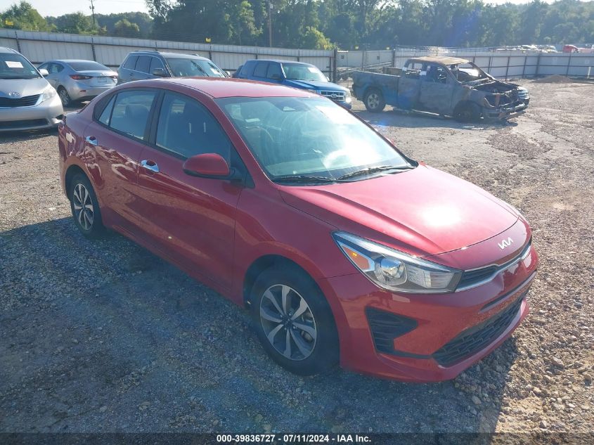 2022 KIA RIO S