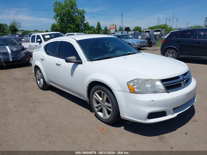 2013 DODGE AVENGER SE V6