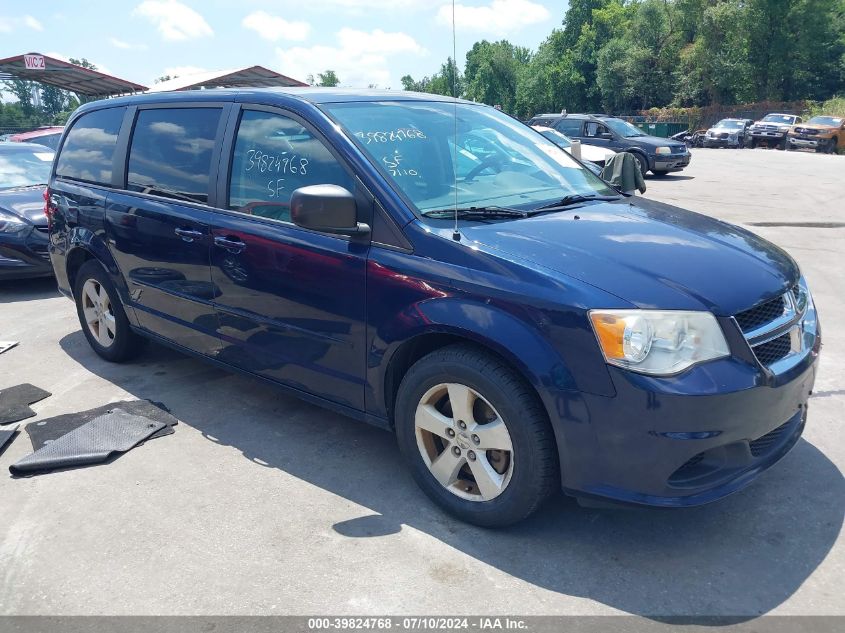 2013 DODGE GRAND CARAVAN SE