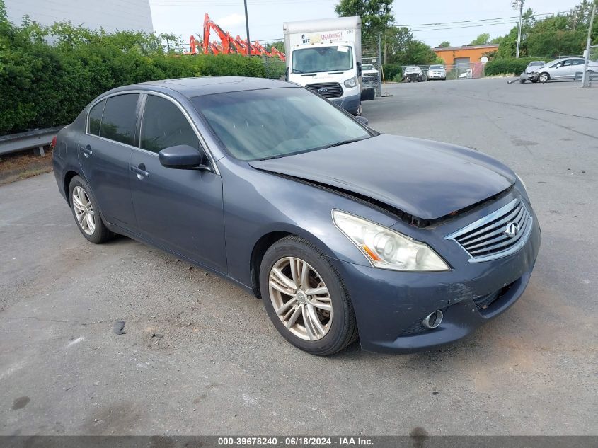 2012 INFINITI G37 SEDAN JOURNEY