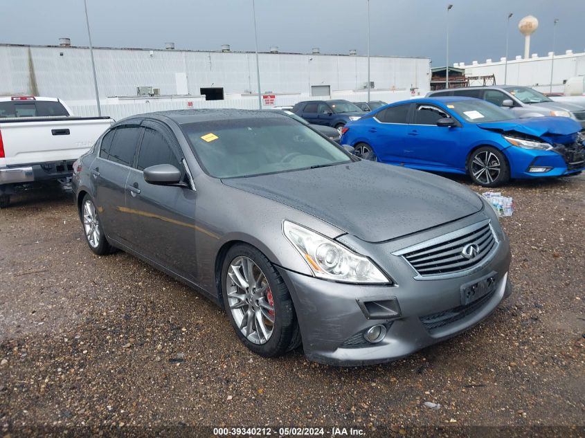 2012 INFINITI G37X