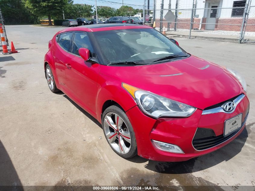 2013 HYUNDAI VELOSTER BASE W/BLACK