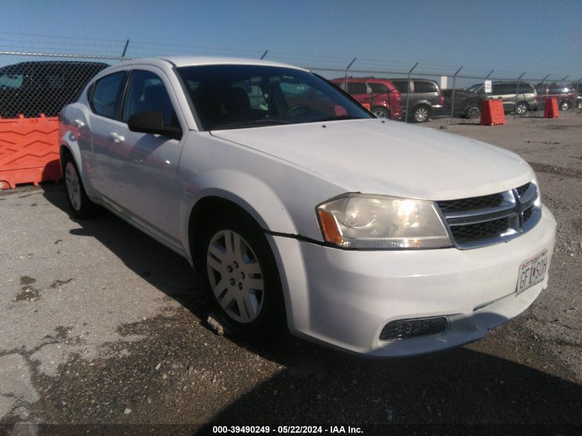 2012 DODGE AVENGER SE