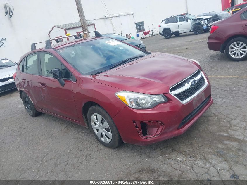 2012 SUBARU IMPREZA 2.0I