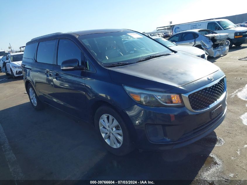 2015 KIA SEDONA LX