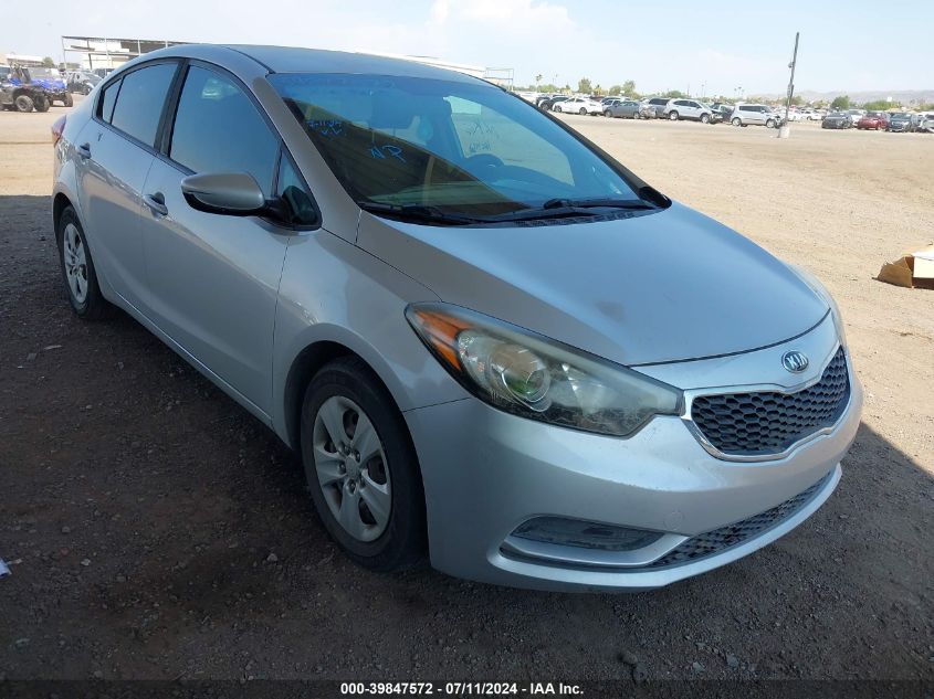 2016 KIA FORTE LX