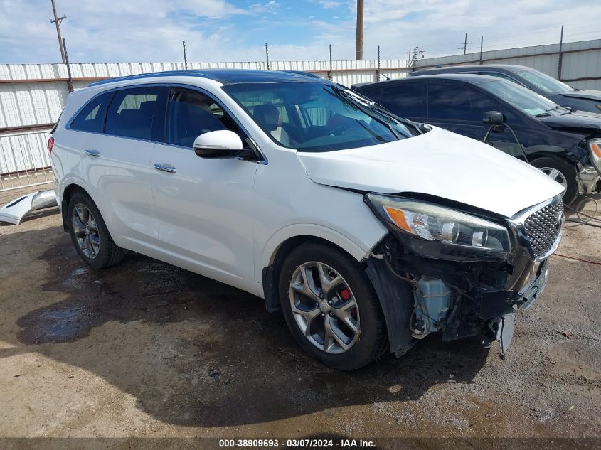 2017 KIA SORENTO 3.3L SX