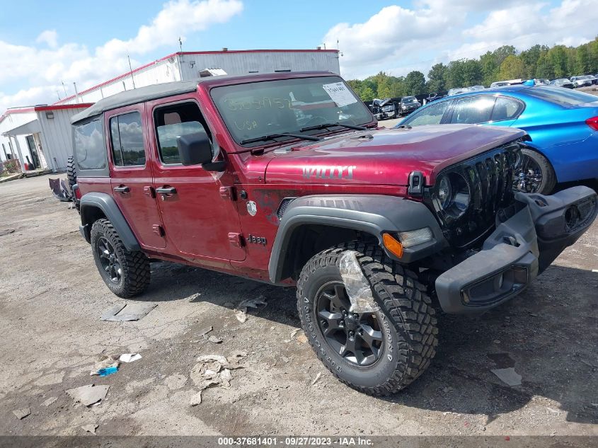 2021 JEEP WRANGLER UNLIMITED WILLYS 4X4