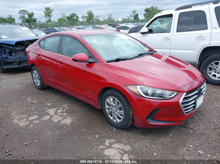 2017 HYUNDAI ELANTRA SE