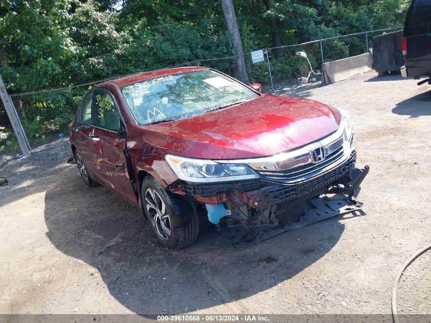 2017 HONDA ACCORD LX