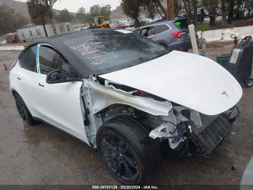 2022 TESLA MODEL Y LONG RANGE DUAL MOTOR ALL-WHEEL DRIVE