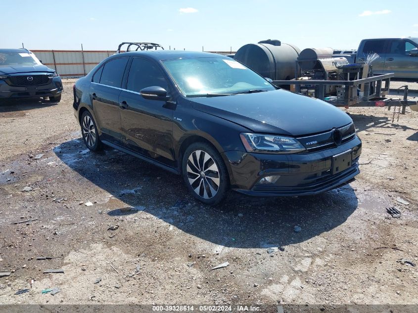 2016 VOLKSWAGEN JETTA HYBRID SEL PREMIUM