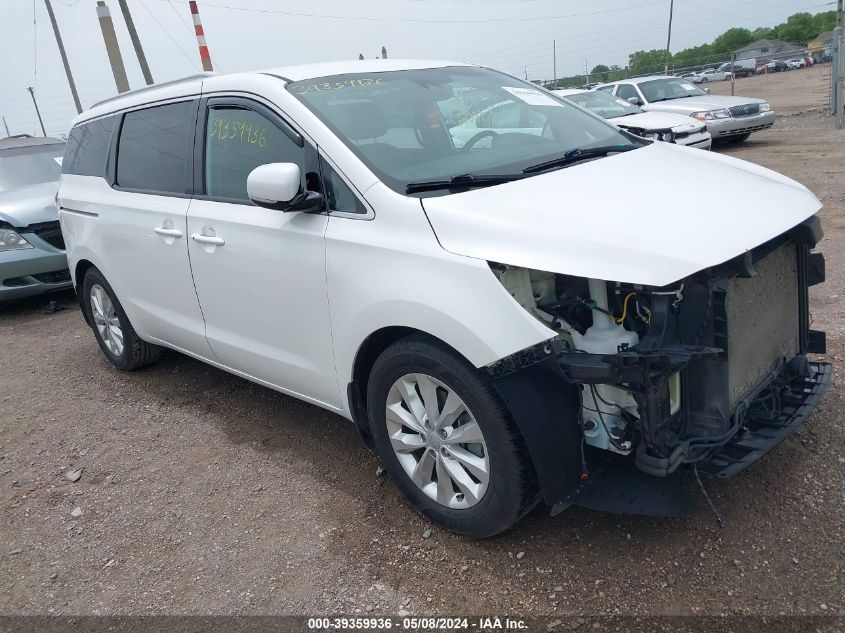 2017 KIA SEDONA EX