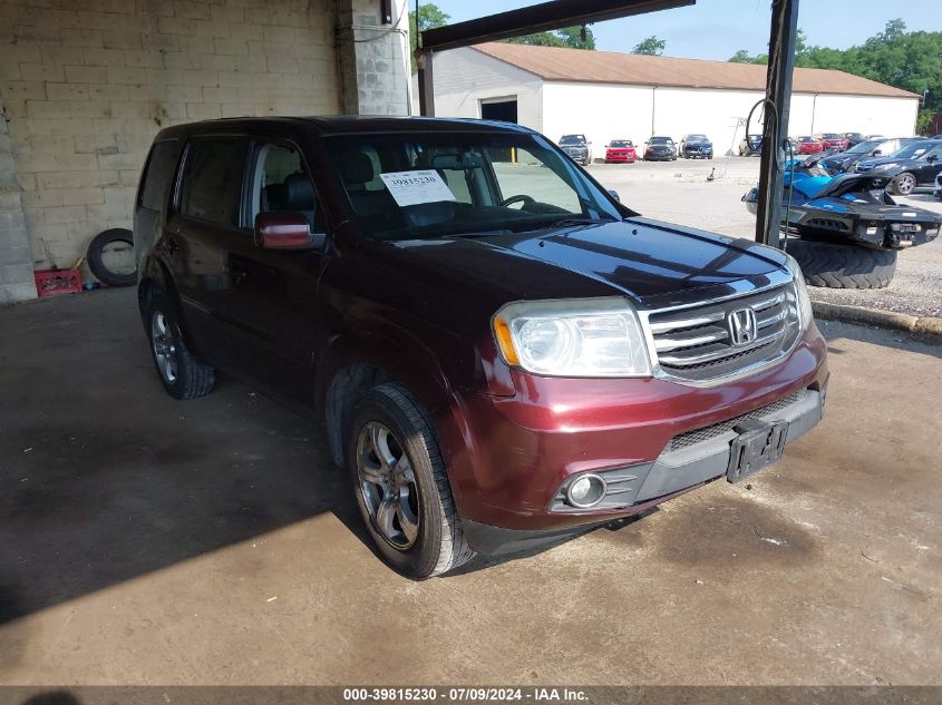 2012 HONDA PILOT EXL