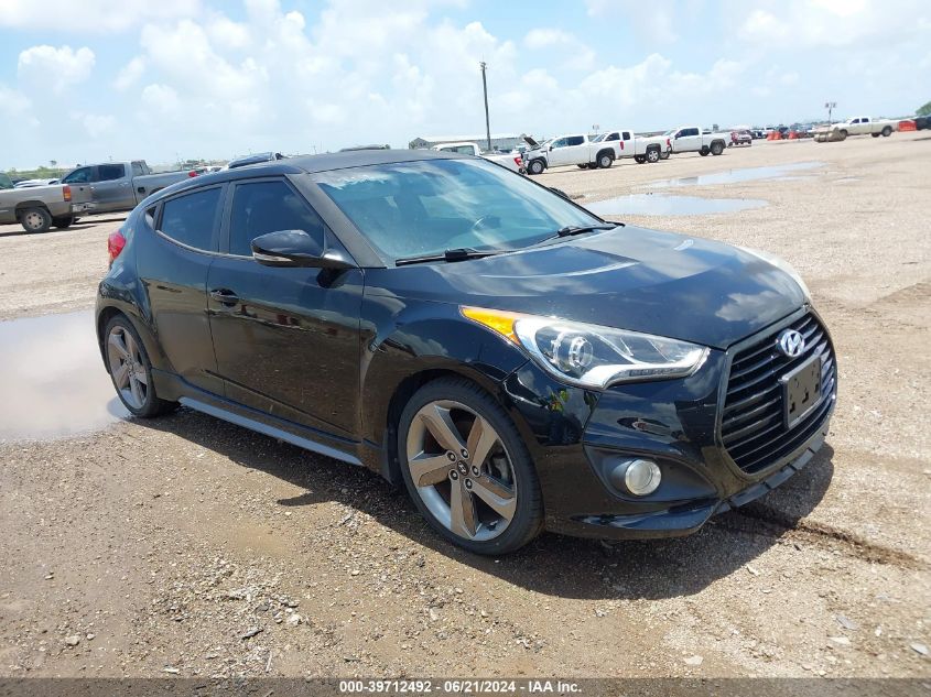 2013 HYUNDAI VELOSTER TURBO W/BLACK