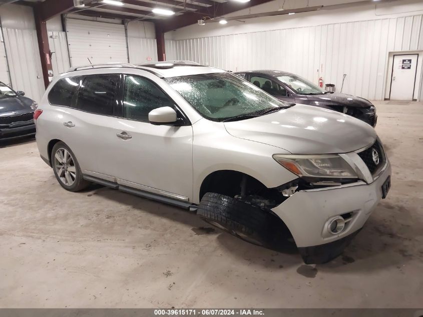 2013 NISSAN PATHFINDER PLATINUM