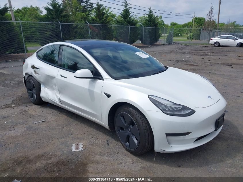 2021 TESLA MODEL 3 STANDARD RANGE PLUS REAR-WHEEL DRIVE