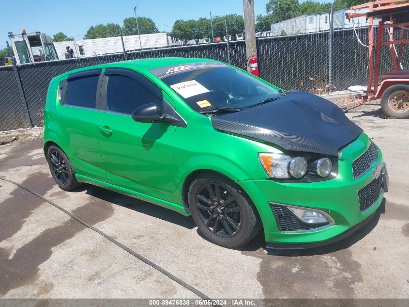 2016 CHEVROLET SONIC RS MANUAL