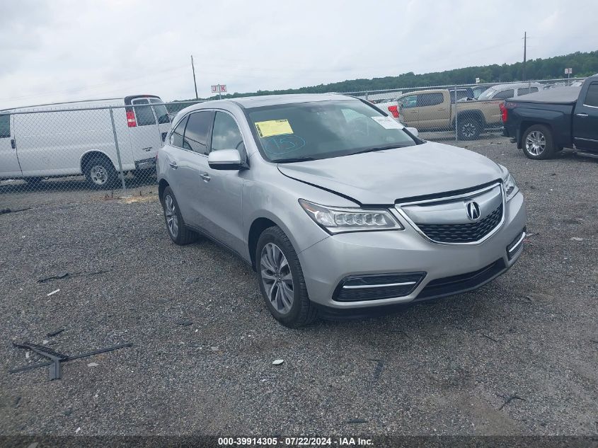 2015 ACURA MDX TECHNOLOGY