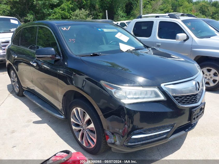 2014 ACURA MDX TECHNOLOGY PACKAGE