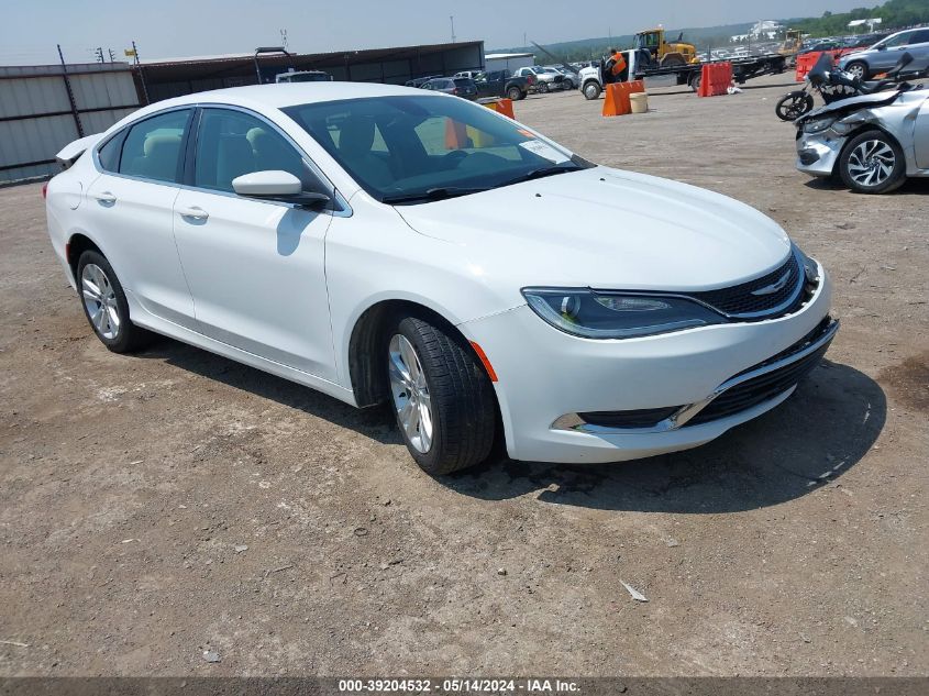 2016 CHRYSLER 200 LIMITED